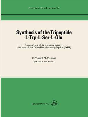 cover image of Synthesis of the Tripeptide l-Trp-l-Ser-l-Glu